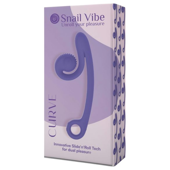 Snail Vibe Curve - 2in1 Klitoris Stimulation Violett