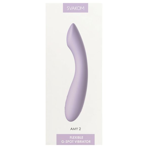 Svakom Amy 2 - Akku G-Punkt-Vibrator, wasserdicht (lila)