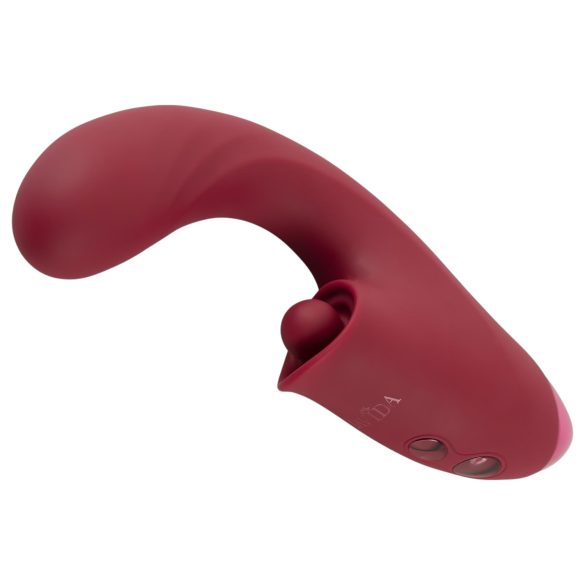 Javida - 3in1 Zungenvibrator (rot)