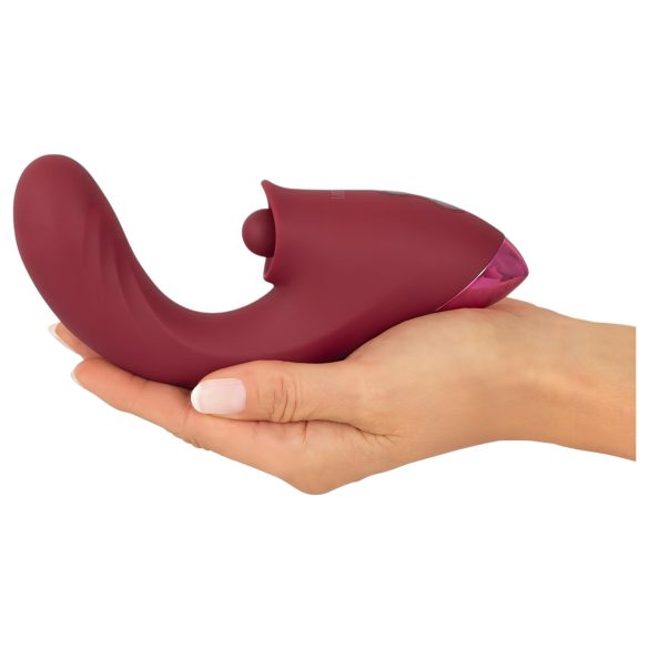 Javida - 3in1 Zungenvibrator (rot)