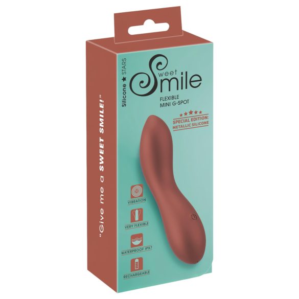 Smile - flexibler Mini-G-Punkt-Vibrator (bronze)
