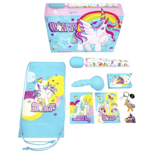 le Wand Unicorn - Massage-Vibrator-Set (Regenbogen)