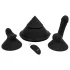 The Cowgirl Cone - App-gesteuerte Premium-Sexmaschine - mit 2 austauschbaren Aufsätzen, 20 Vibrationsmodi (schwarz)