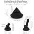 The Cowgirl Cone - App-gesteuerte Premium-Sexmaschine - mit 2 austauschbaren Aufsätzen, 20 Vibrationsmodi (schwarz)