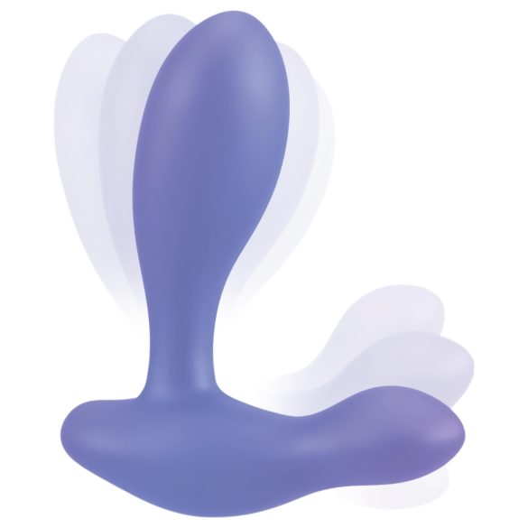 Smile - Vibrations-Analdildo (blau)