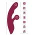 Javida 2 Funktion Rabbit - Akku Klitoris-Vibrator (Rot)