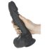 Naked Addiction - Realistischer Stoß-Vibrator (schwarz)