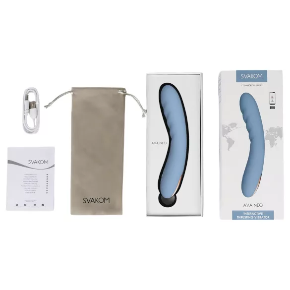 Svakom Ava Neo - smarter Stoßvibrator (blau)