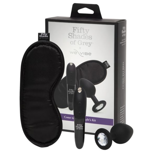 Fifty Shades of Grey Come To Bed - Set - 3teilig (schwarz)