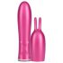 Durex Tease & Vibe - Stabvibrator mit Hasenklitorisstimulator (pink)
