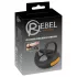 Rebel - vibrierender Penisring & Hoden-Vibrator (schwarz)