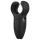 Rebel - Vibrationspenisring mit beweglichem Arm (schwarz)