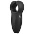 Rebel - Vibrationspenisring mit beweglichem Arm (schwarz)