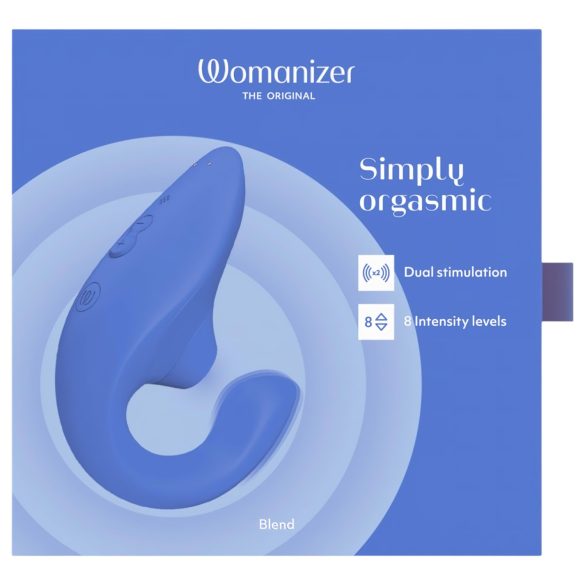 Womanizer Blend - G-Punkt-Vibrator und Klitorisstimulator (blau)