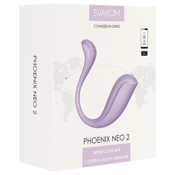 Svakom Phoenix Neo 2 - Smart Vibro-Ei (Lila)