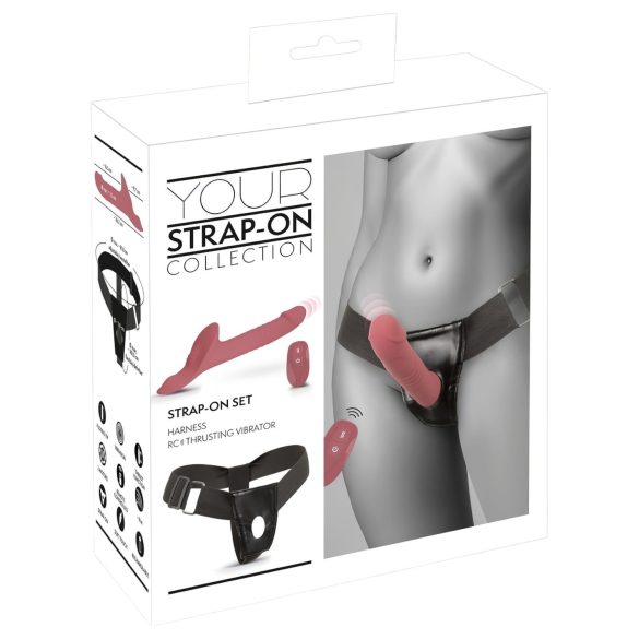You2Toys - Strap-On Vibrator Set (rot)