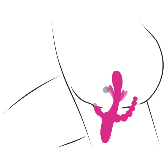 SMILE - Dreiarmschwinger mit Zunge (pink)
