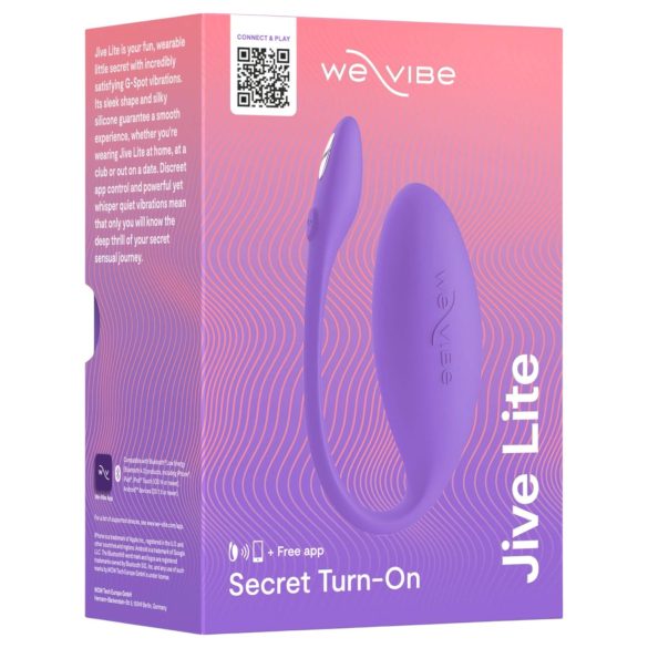 We-Vibe Jive Lite - Wiederaufladbares, smartes Vibro-Ei (lila)