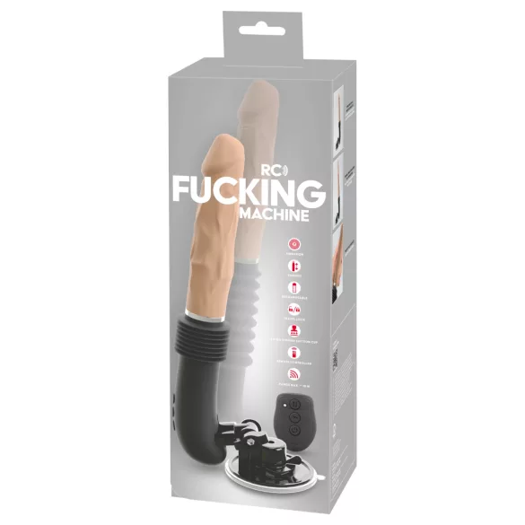 You2Toys RC Fickmaschine Flesh - Stoßvibrator (schwarz)