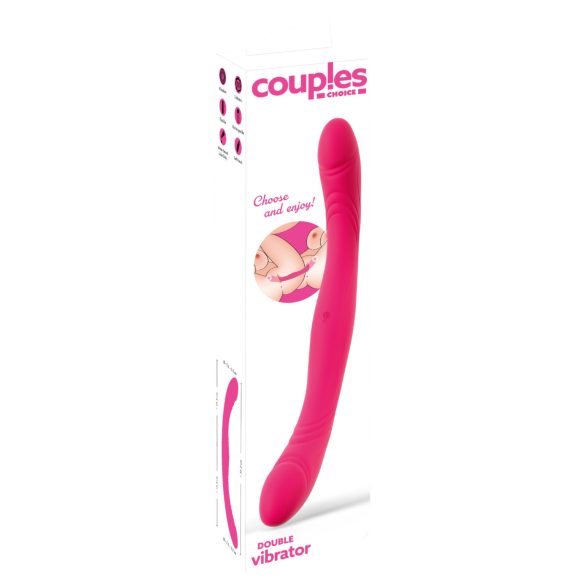Paare Wahl - doppelendiger Vibrator (pink)