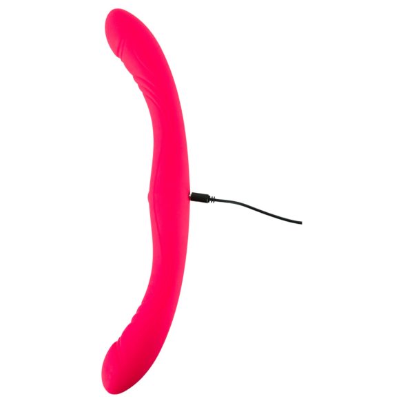 Paare Wahl - doppelendiger Vibrator (pink)