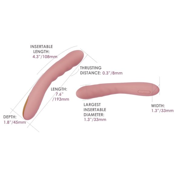 Svakom Ava Neo - Smart-Stoßvibrator (Pink)