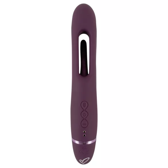 Javida - Trägerloser umschnallbarer Paarvibrator (lila)