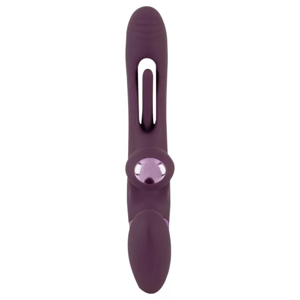 Javida - Trägerloser umschnallbarer Paarvibrator (lila)