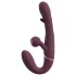Javida - Trägerloser umschnallbarer Paarvibrator (lila)