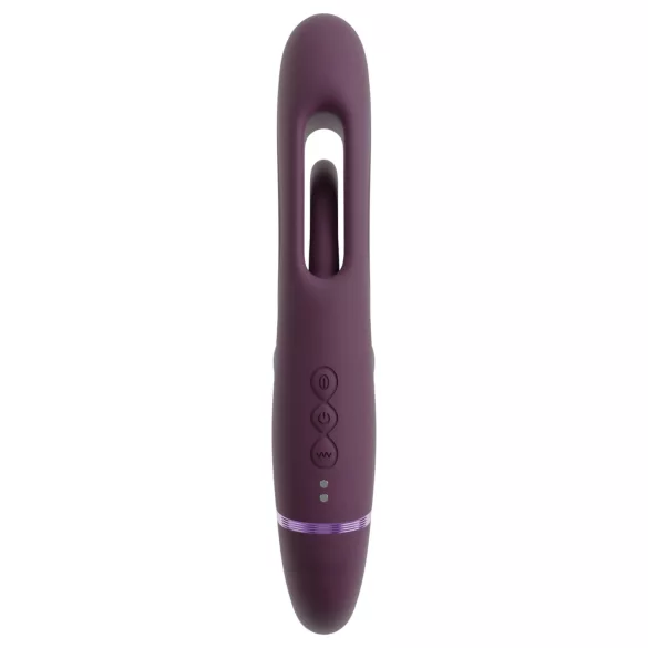 Javida - Trägerloser umschnallbarer Paarvibrator (lila)