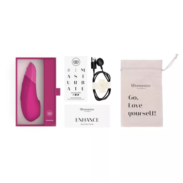 Womanizer Enhance - Druckwellen-Klitorisstimulator (rosa)