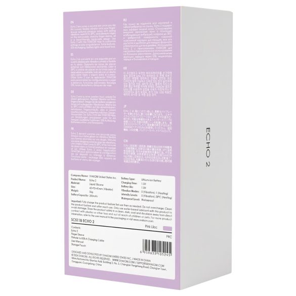 Svakom Echo 2 - intelligenter Finger-Vibrator (rosa)