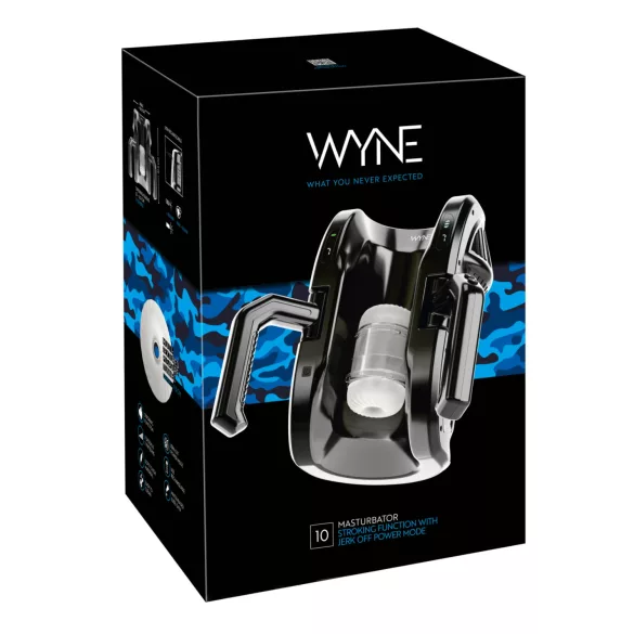 WYNE 10 - Automatischer Masturbator mit Haltegriff (schwarz)