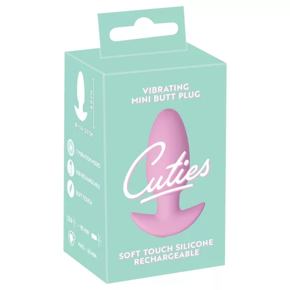 Cuties Mini - Vibrations-Analplug (Rosa)