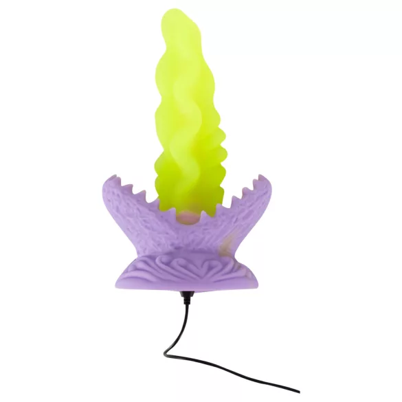 Beasty Cocks Leidenschaftliche Pflanze - Leuchtender Dildo (Grün)