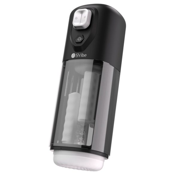 Snail Vibe Ikon Volt - Automatischer Masturbator (Schwarz)