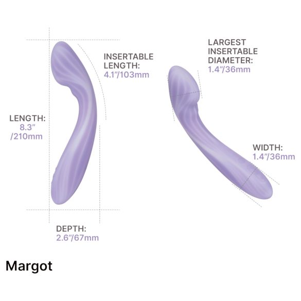Svakom Margot - 2-motoriger G-Punkt Vibrator (lila)