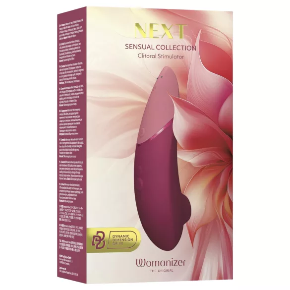 Womanizer Next - Akku, Luftwellen-Klitorisstimulator (Weinrot)