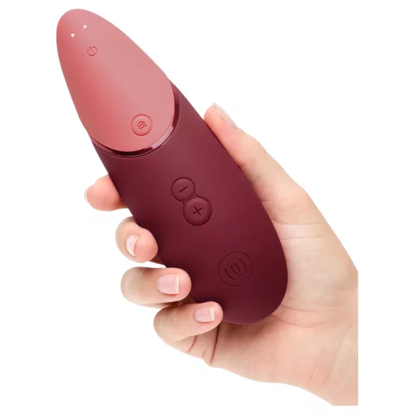 Womanizer Next - Akku, Luftwellen-Klitorisstimulator (Weinrot)
