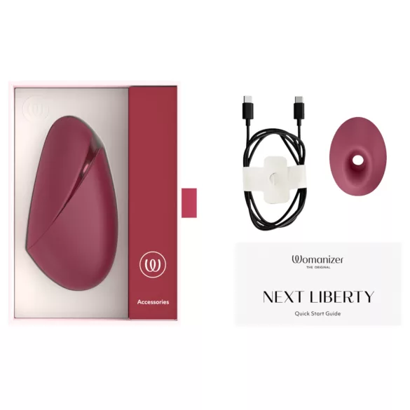 Womanizer Next Liberty - Druckwellen-Klitorisstimulator (rot)