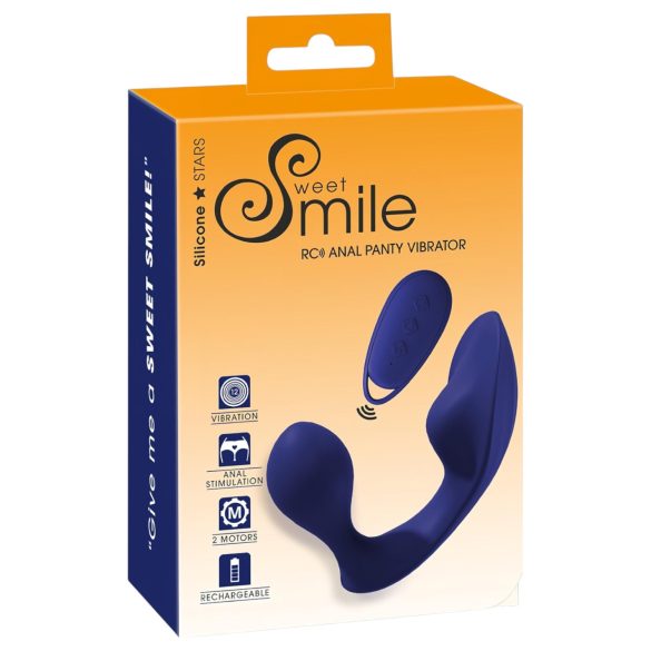 SMILE - Fernbedienung Anal- und Slipvibrator (blau)