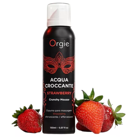 Orgie Acqua Croccante - Massage-Schaum - Erdbeere (150ml)