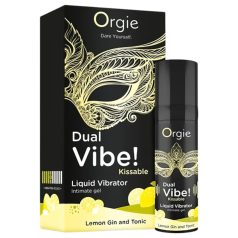   Orgie Dual Vibe - Unisex flüssiger Vibrator - Gin Tonic (15ml)