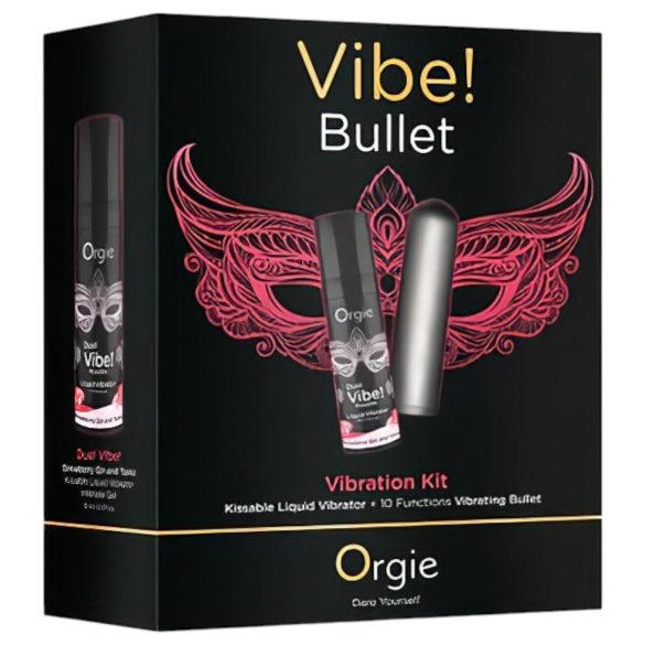 Orgie Bullet - Stabvibrator-Set (grau)
