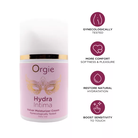Orgie Hydra Intima - Feuchtigkeitsspendende Vulva-Creme für die tägliche Anwendung (50 ml)