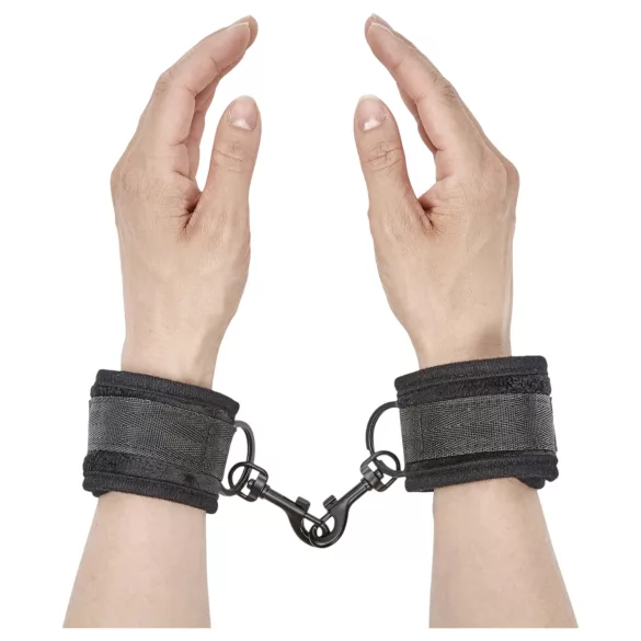 Obaie - weiche Handfesseln (schwarz)