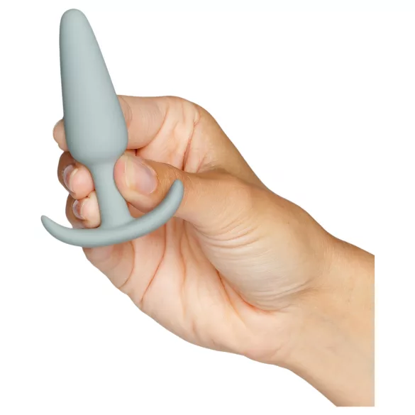 Amaysin - Silikon-Analplug-Set (schwarz und grün) - 3 Stück