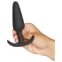 Amaysin - Silikon-Analplug-Set (schwarz und grün) - 3 Stück