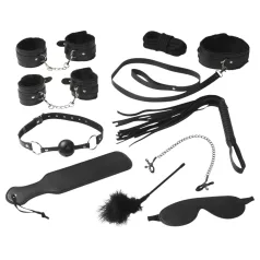   Baseks - weiches Fessel-Set für Einsteiger (schwarz) - 10-tlg.