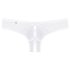 Obsessive Alabastra - Blüten-Verführer Damen-Tanga mit Schleife - Weiß - L/XL